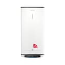 Ariston Velis Pro Wifi Electric Water Heater Low Power Consumption Multiple Positions 100L Flat with Wi-Fi and ECO EVO Function, 127.2 x 27.5 x 51.1 cm, for Installation in Spain - 1