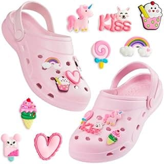 CityComfort Sabot de Jardin Fille, Chaussure Enfant avec Charmes à Clipser - 1