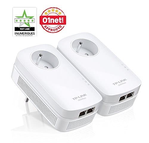 TP-Link 2000Mbps Powerline with 2 Gigabit Ethernet Ports and Integrated Socket, 2 Powerline Kit - Perfect Solution for Enjoying Multi-TV Service at Home -TL-PA9025P KIT (EN) - 4