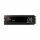 SAMSUNG - 990 PRO - SSD interno - 2 TB - Con dissipatore di calore - PCIe 4.0 - NVMe 2.0 - M2 2280 - Fino a 7450 MB/s (MZ-V9P2T0GW) - 2