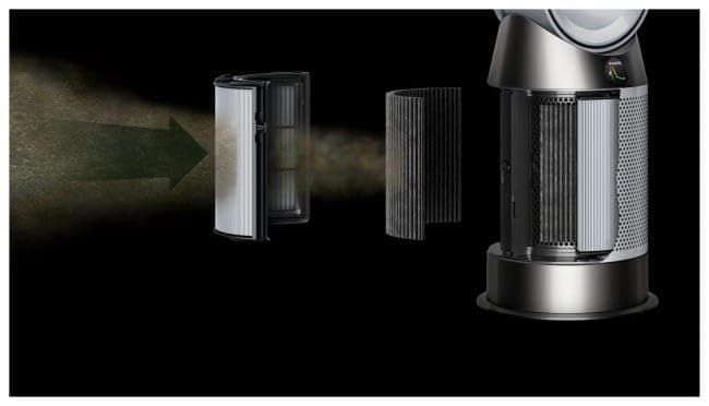 Dyson Purifier Hot+Cool HP1 Powerful Thermal Purifier (White/White) - 9