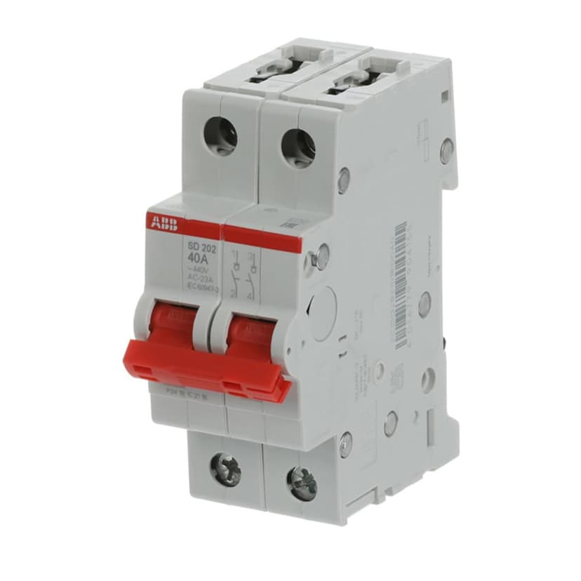 Abb-entrelec sd202/40 2-Pole 40A Section Switch - 2