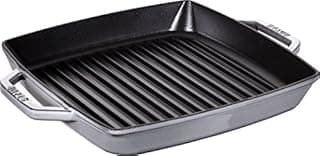 STAUB Square Grill Pan, 33 cm, Graphite Grey