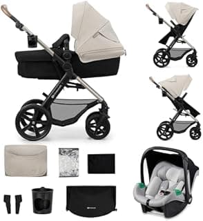 Kinderkraft, MOOV 2, Poussette 3 en 1 Travel System avec …