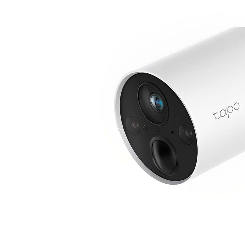 TP-Link Tapo C420S1 indoor & outdoor surveillance camera, 2K high resolution, 5200mAh rechargeable battery, full color night vision, AI, microSD card & cloud storage, 1 cam with hub - 2
