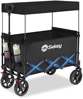 Sekey XXL Chariot Enfant 150L 150KG, Modèle Pliable à Toi…