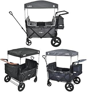 FableKids Chariot Leo X4Plus avec Toit | Chariot de Trans… - 1