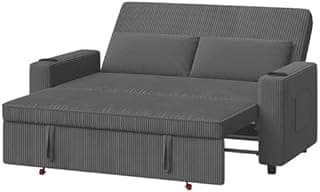Devoko 62.9" Convertible Sofa Bed,2 Seater Pull Out Sleep…