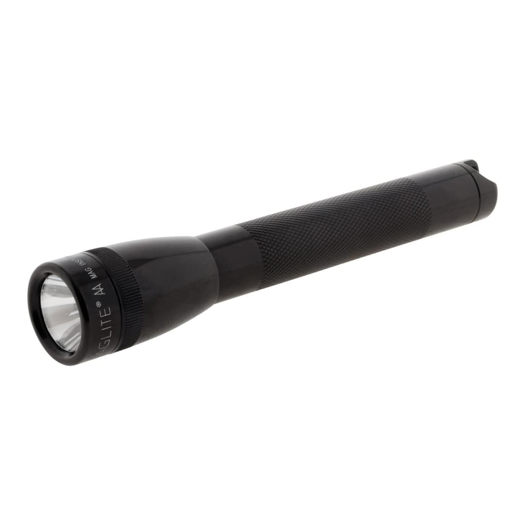 MAGLITE Mini R6 Flashlight + Accessories Delivered in Blister Pack - Black