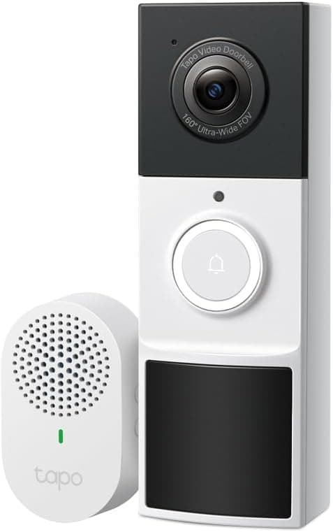 Tapo TD21 Battery Video Doorbell Wireless 2K 3MP Ultra-Cl… - 1