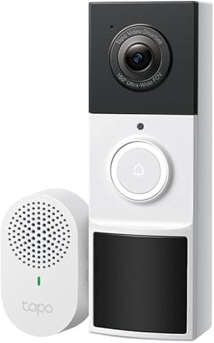 Tapo TD21 Battery Video Doorbell Wireless 2K 3MP Ultra-Cl…