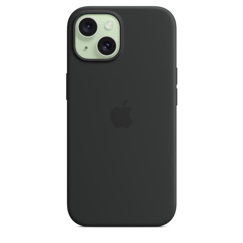 Apple iPhone 15 Silicone Case with MagSafe - Black ​​​​​​​ - 4