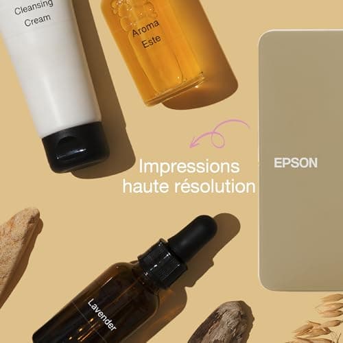 EPSON LabelWorks LW-C610 | Imprimante d'étiquettes portable - Bluetooth, application iOS et Android, alimentation batterie ou secteur, impression jusqu'à 24 mm, 50 rubans, massicot économique - 10