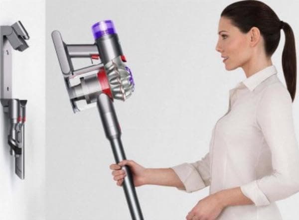 Dyson V8 Absolute Cordless Stick Vacuum Cleaner (Silver/Yellow) - 2