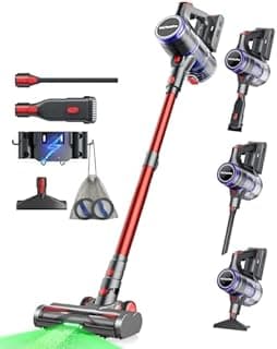 VACTechPro 48000Pa/550W/70Min Aspirateur Balai sans Fil, …