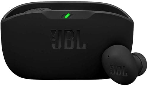 JBL Wave Buds 2, Wireless Noise Cancelling Bluetooth Earbuds with 40 Hours Playtime, JBL Pure Bass Sound, Smart Ambient Technology, IP54 Water and Dust Resistant, Multi-Point Connection, Black