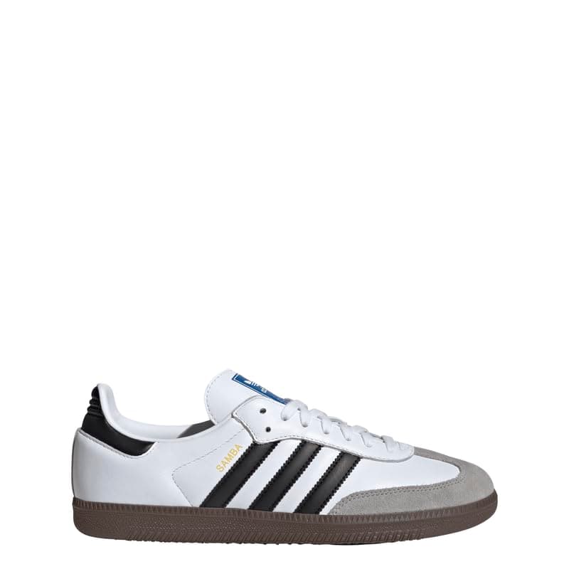 adidas Samba Og, Men's Gymnastics Shoes, White (Ftwr White/Core Black/Clear Granite Ftwr White/Core Black/Clear Granite), 8 UK (42 EU) - 5