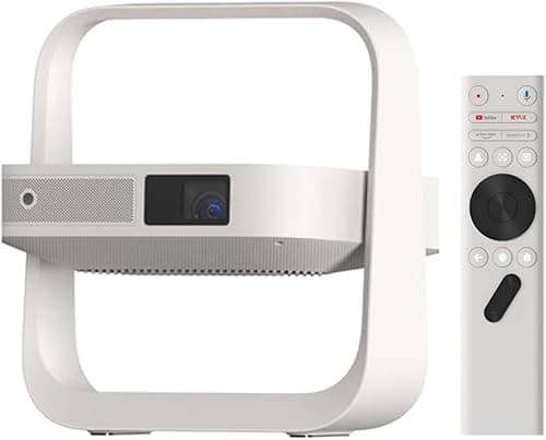XGIMI Elfin Flip 1080P Video Projector, Licensed Netflix, Built-in Adjustable Stand, 400 ISO Lumens, Screen Adaption, 2 x Built-in 3W Speaker, Wi-Fi, Bluetooth, Screen Mirroring