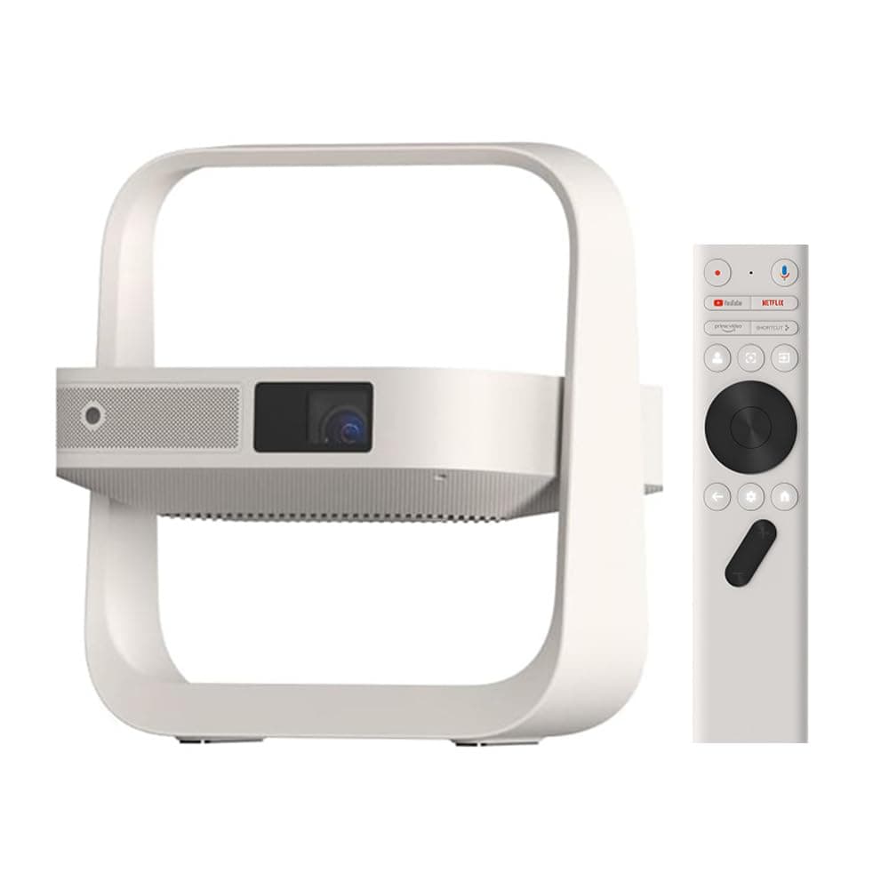 XGIMI Elfin Flip 1080P Video Projector, Licensed Netflix, Built-in Adjustable Stand, 400 ISO Lumens, Screen Adaption, 2 x Built-in 3W Speaker, Wi-Fi, Bluetooth, Screen Mirroring