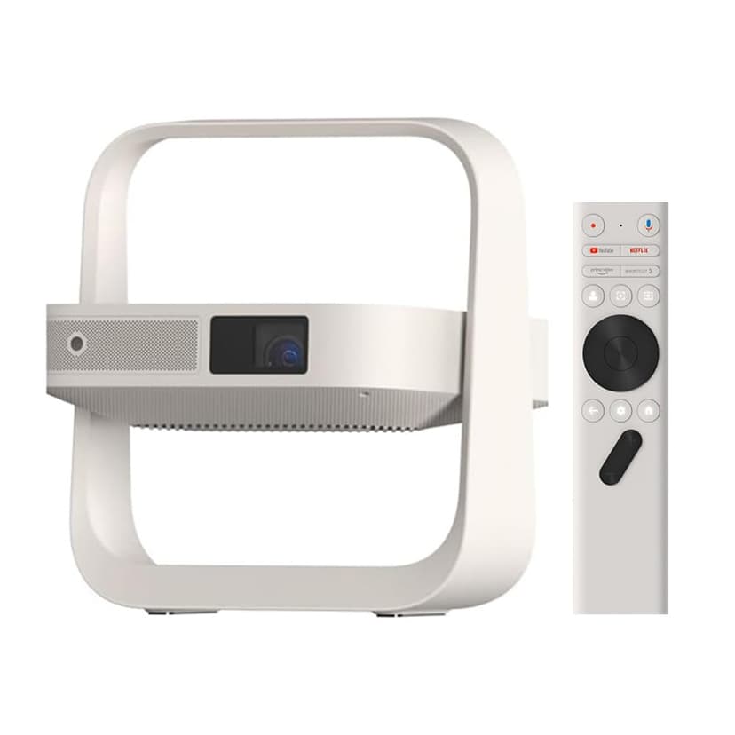 XGIMI Elfin Flip 1080P Video Projector, Licensed Netflix, Built-in Adjustable Stand, 400 ISO Lumens, Screen Adaption, 2 x Built-in 3W Speaker, Wi-Fi, Bluetooth, Screen Mirroring - 1