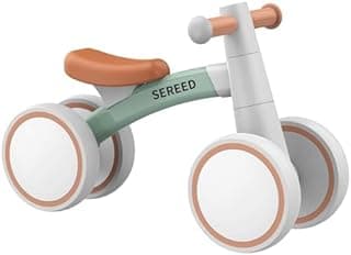 SEREED Draisienne Bebe 1 an, Jouet Enfant pour Bébé 12-24 Mois, Premier vélo à 4 Roues pour Garçons et Filles, Cadeau de Premier Anniversaire Noel pour Tout-Petit - 1