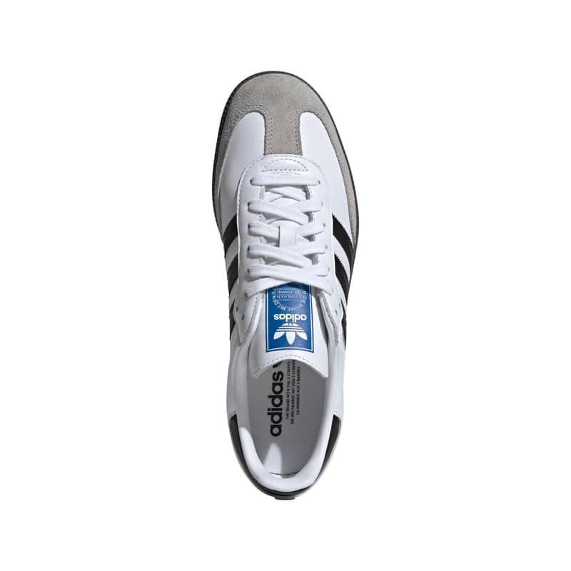 adidas Samba Og, Men's Gymnastics Shoes, White (Ftwr White/Core Black/Clear Granite Ftwr White/Core Black/Clear Granite), 8 UK (42 EU) - 6