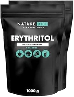 Nature Diet - Erythritol 2 x 1000 g Natural Sweetener Zer…