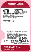 WD Red Plus 4 To Disque dur Interne 3.5" dédié NAS, 5400 RPM Class, SATA 6 GB/s, CMR, 256MB Cache, Garantie 3 ans - 2