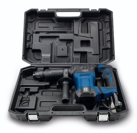 Scheppach AB1500X Demolition Hammer, 1300W, 20J Concrete Breaker, SDS-Max, 4100BPM, Anti-Vibration Jackhammer, Inc. Chisel & Case - 7