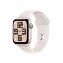 Apple Watch SE (2ᵉ génération) 40 mm GPS Montre connectée avec Boîtier en Aluminium lumière stellaire et Bracelet Sport lumière stellaire (S/M). Suivi activité et Sommeil, détection Accidents - 1