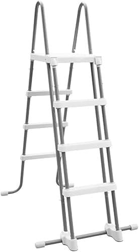 INTEX 28076 Ladder With Removable Steps, Grey/White, 42.3x124x172 cm
