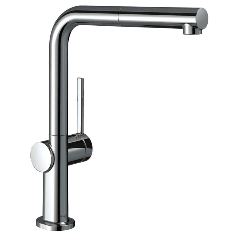 hansgrohe Talis M54 - kitchen tap with pull-out spray, 1 spray, kitchen sink tap with spout height 270 mm, kitchen mixer tap with swivel spout, chrome, 72808000 - 4