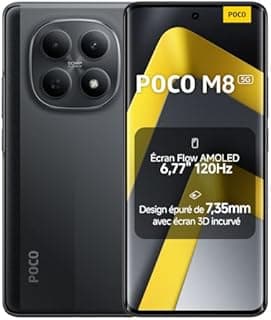 XIAOMI POCO M8, Smartphone 8+512 GB, 6.77" 120Hz FIoW AMO…