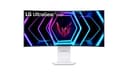 LG 39GS95QE-W WQHD OLED Display, 39-inch, 3440 x 1440, 21:9, 0.03ms, 240Hz, F Classification, Micro Lens Array+ Technology, DisplayHDR True Black 400, White - 1
