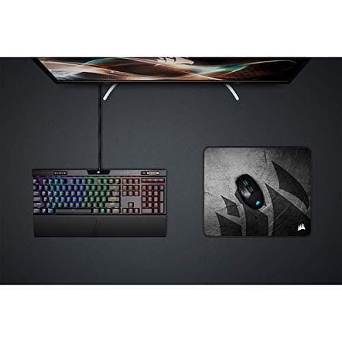 Corsair MM300 PRO Premium Spill-Proof, Stain-Resistant Cloth Gaming Mouse Pad (36 x 30 cm Surface, Micro-Weave Fabric, 3 mm Thick Plush Rubber, Durable Anti-Fray Edges) Medium, Black/Grey - 2