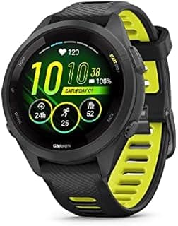 Garmin Forerunner 265S 2.79 cm (1.1 inches) AMOLED 42 mm Black, Grey GPS (Satellite) - 1