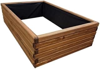 HolzGarden Carré Potager Surélevé en Bois 120 x 30 x 75 c…