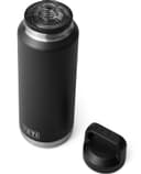 YETI Rambler Bottle Chug, Vaccum Insulated Stainless Steel Bottle with Leakproof Chug Cap, Rescue Red, 46 oz (1.3 L) - 1