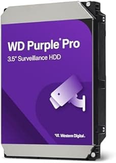 WD Purple Pro 8 To Disque dur Interne de Surveillance HDD, Smart Video, 3.5" - AllFrame Technology, 256MB Cache, 550TB/yr, 7200RPM