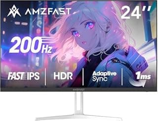 Amzfast 24 Pouces Ecran PC Gamer- 200Hz, FHD 1920x1080, F…