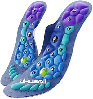 Akusoli Einlagen Original, Akupressur Einlegesohlen für Herren & Damen, Schuheinlagen für Arbeit & Alltag EU36-41.5