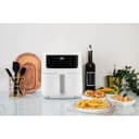 MEDION Air Fryer P10 XL Duo (Double résistance, distribue la chaleur uniformément, capacité 6,8 L XXL, 2150 W, 9 programmes automatiques, ecran tactile digital, MD11750) blanc - 2