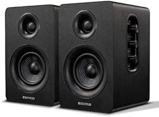 Sanyun SW208 3" Active Bluetooth 5.0 Bookshelf Speakers -…