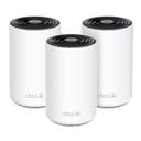 TP-Link Deco XE75 Mesh WLAN Set (3 Pack), Wi-Fi 6E AXE5400 Tri-Band Router & Repeater, 3 x Gigabit Ports for Each Unit, Recommended for Houses with 4-7 Bedrooms, Comprehensive Youth Protection, WPA3 - 1