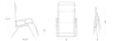 Reclining Garden Chair / Zero Gravity Chair R Clip Seigle Ii Lafuma Mobilier - 7