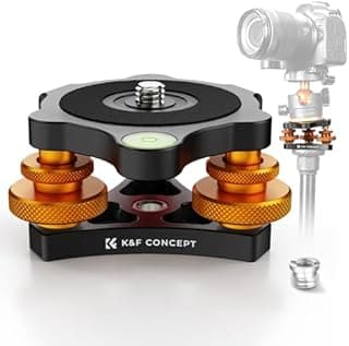 K&F CONCEPT Leveling Base, Aluminium Leveling Base with 3…