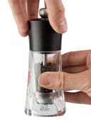 PEUGEOT - Moulin à Poivre Oléron 14 cm - Réglage Classique - En Bois Labellisé PEFC Et Acryl - Fabrication Française - Coloris Chocolat Et Transparent - 2