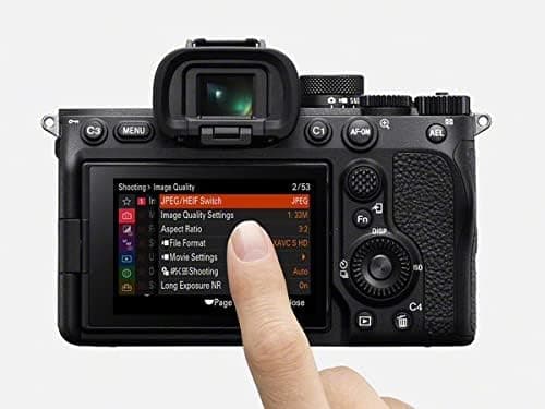 Sony Alpha 7 IV | Appareil photo Hybride Expert Plein Format (33 Mégapixels, Mise au point AF en temps réel, Rafale à 10 images/s, Vidéo 4K 60p, Écran orientable tactile) - 3