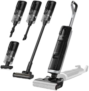DREAME H14 Dual 5-in-1 Wet & Dry Vacuum Cleaner, Smart Dosing Cleaner, Flat Design, Brush Wash at 60°C, 5 Min Drying at 60°C, GlideWheel, 18 kPa Suction Power, Detangling Scraper - 1