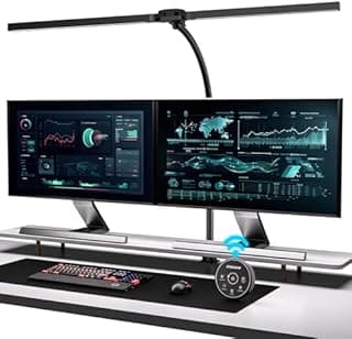 EYOCEAN Lampe de bureau à double tête à pince - 24 W - 80…